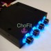 3.5" PC HDD CPU 4 Channel Fan Speed Control Controller LED Cooling Front Panel