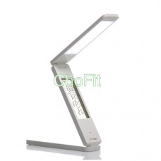 New Control Touch Folding LED Foldable Reading Desk Table Lamp Light Alarm Clock 